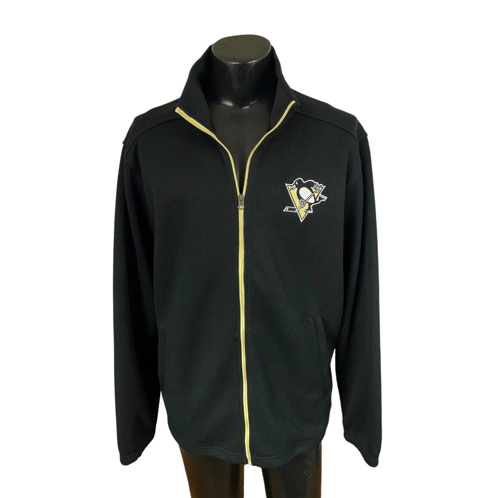 NHL Black Jacket with Yellow Trim
